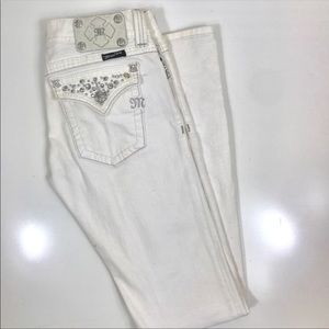 Miss Me White Jeans